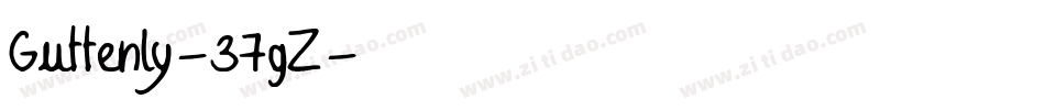 Guttenly-37gZ字体转换