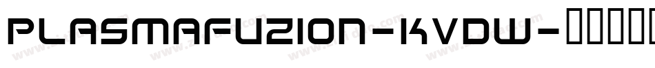Plasmafuzion-KVDW字体转换