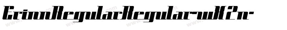 ErinnRegularRegular-wX2n字体转换
