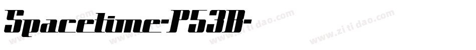 Spacetime-P53B字体转换