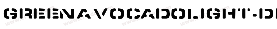 GreenAvocadoLight-dBxV字体转换