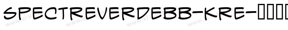 SpectreVerdeBb-Kre字体转换