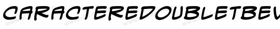 CaracteredoubletBeveled-BYOx字体转换