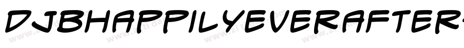 DjbHappilyeverafter-26oX字体转换