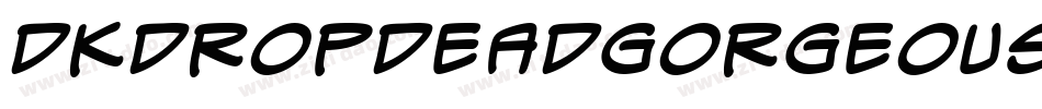 Dkdropdeadgorgeous-dGOx字体转换