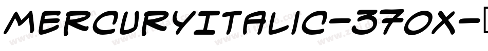 MercuryItalic-37oX字体转换