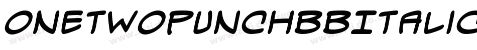 OnetwopunchbbItalic-rpOx字体转换