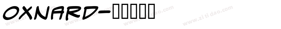 OxNard字体转换