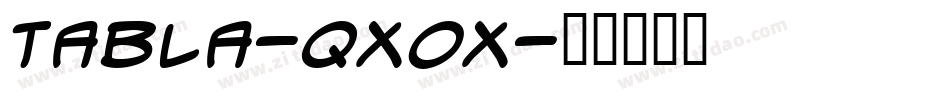 Tabla-qxOx字体转换