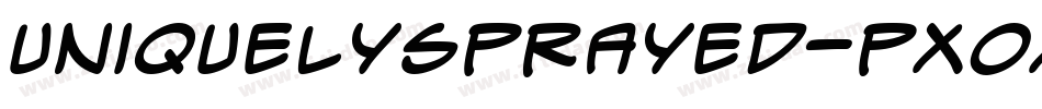 UniquelySprayed-PXOx字体转换 UniquelySprayed-PXOx字体转换