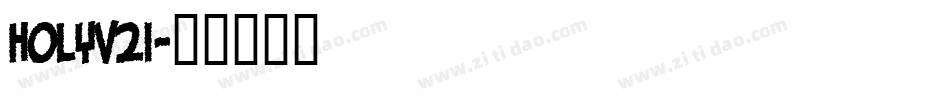Holyv2i字体转换