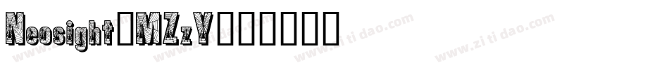 Neosight-MZzY字体转换