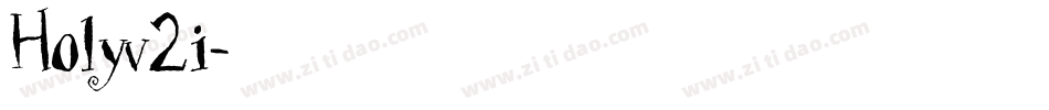 Holyv2i字体转换