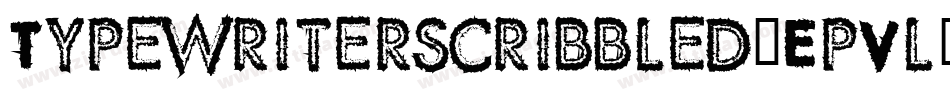 Typewriterscribbled-EpVl字体转换
