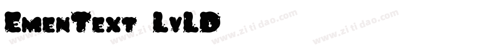 EmenText-LvLD字体转换