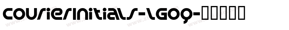 CourierInitials-lgOq字体转换
