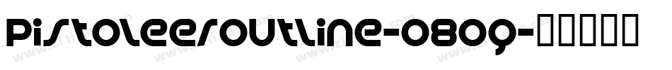 PistoleerOutline-o8Oq字体转换