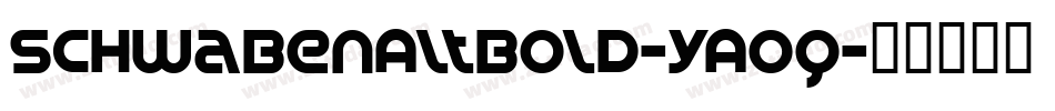 SchwabenAltBold-YAOq字体转换