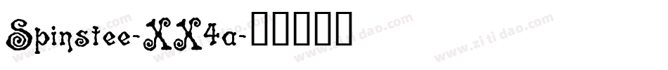 Spinstee-XX4a字体转换