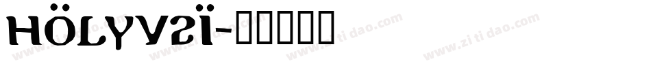 Holyv2i字体转换