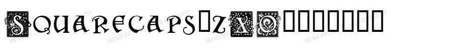 Squarecaps-zXO4字体转换