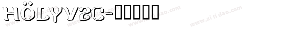 Holyv2c字体转换