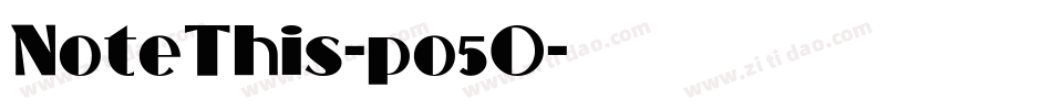 NoteThis-po5O字体转换