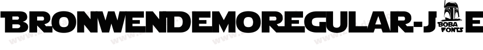 BronwenDemoRegular-j0e0字体转换