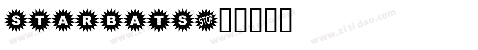 Starbats字体转换