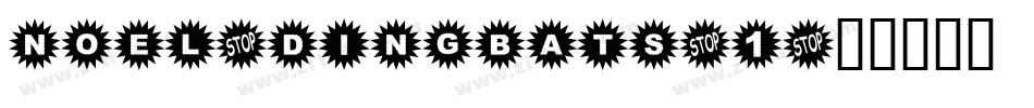 noel-dingbats-1字体转换