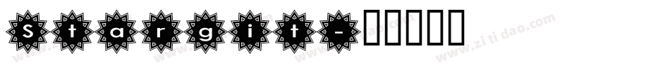 Stargit字体转换