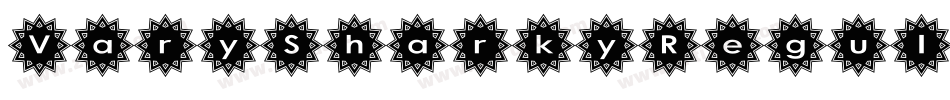 VarySharkyRegular-2elK字体转换