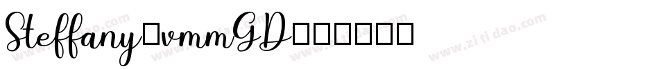 Steffany-vmmGD字体转换