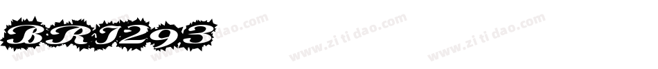 BRI293字体转换