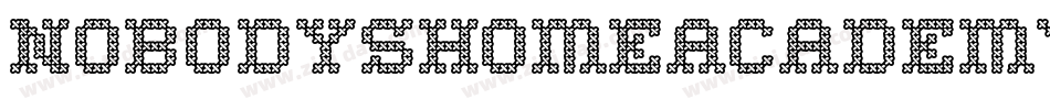 NobodysHomeAcademy-qr02字体转换 NobodysHomeAcademy-qr02字体转换