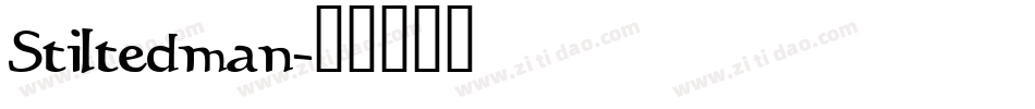 Stiltedman字体转换