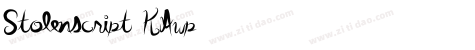 Stolenscript-KAwp字体转换