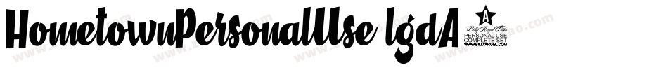 HometownPersonalUse-lgdA5字体转换