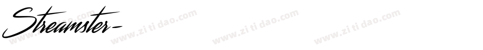 Streamster字体转换