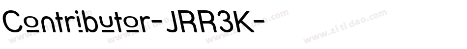 Contributor-JRR3K字体转换