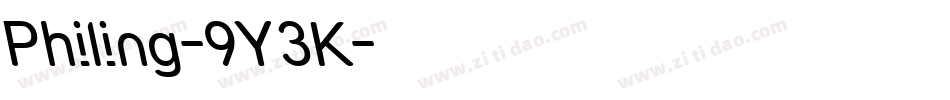 Philing-9Y3K字体转换