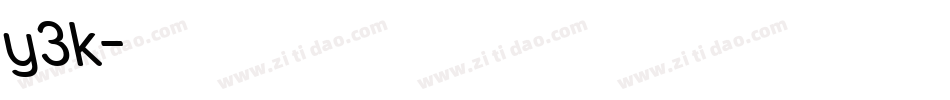 y3k字体转换