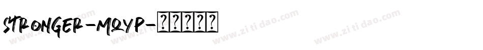 Stronger-MqyP字体转换
