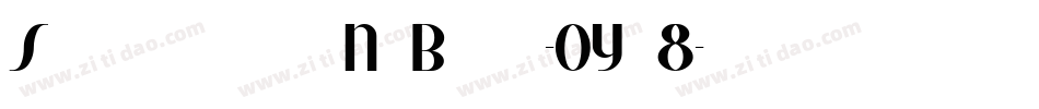 StudebakerNfBold-OYo8字体转换