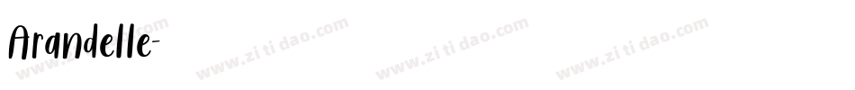 Arandelle字体转换