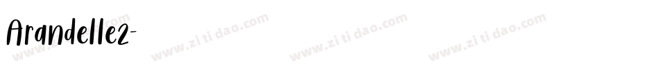 Arandelle2字体转换