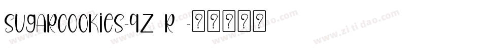 SugarCookies-qZ2r0字体转换