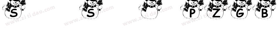 SummersSnowman-PZGB字体转换
