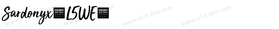 Sardonyx-L5WE字体转换