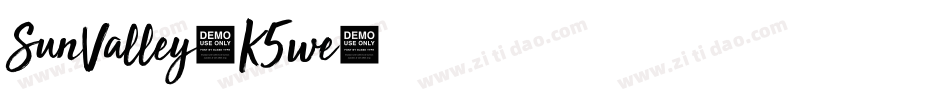 SunValley-K5we字体转换